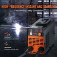 thumbnail image 4 of VEVOR ARC Stick Welder 110V 100A Stick/Lift TIG 2-in-1 Welding Machine Hot Start, 4 of 9