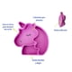 thumbnail image 4 of Plato para Bebé Match & Enjoy Antiderrapante en forma de unicornio con divisiones y ventosa, 4 of 8
