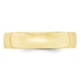 thumbnail image 2 of 10k Yellow Gold 5mm Comfort Fit Plain Classic Wedding Band Ring Size 8, 2 of 4