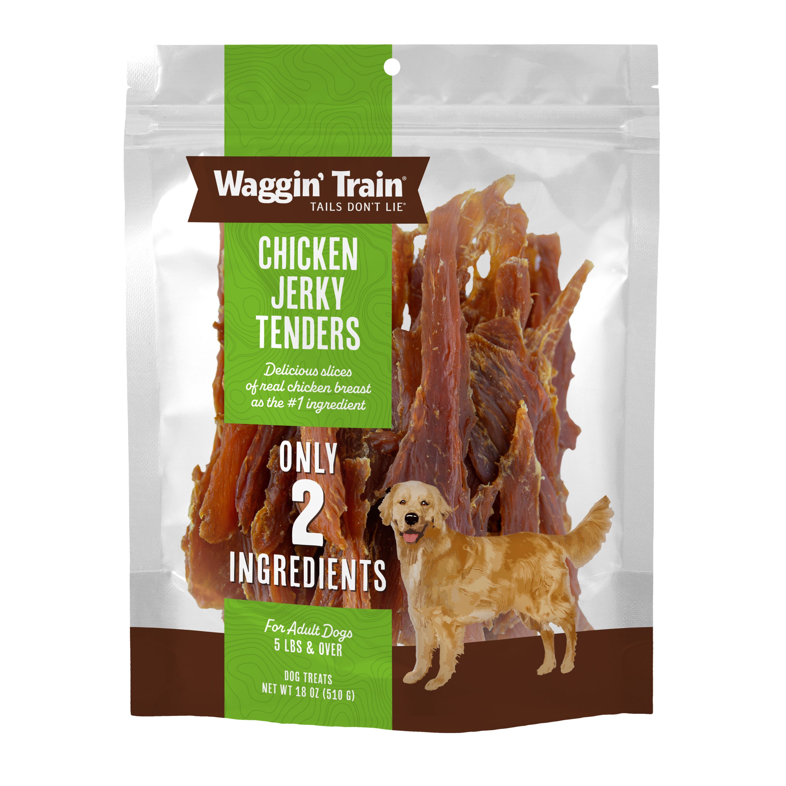 Waggin' Train High Protein Chicken Jerky Dog Treats, 18 oz photo 1