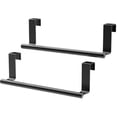 thumbnail image 1 of Juego de soportes elegantes para cocinas modernas, barras para toallas de cocina en color negro mate, paquete de 2, 1 of 5