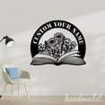 thumbnail image 4 of Handmadetneonsign Book Metal Wall Art Light, Bookworm Metal Sign Wall Decor, House Metal Decor 59306, 4 of 5