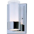 thumbnail image 1 of Maxim 23071CLFTPC-BUL Silo One-Light Wall Sconce with LED Bulb, Polished Chrome, 1 of 1