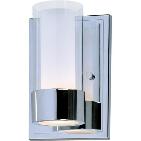 

23071CLFTPC-BUL Silo One-Light Wall Sconce with LED Bulb Polished Chrome
