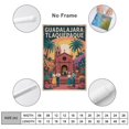 thumbnail image 2 of Vintage Retro Travel Poster Wall Art Tlaquepaque Guadalajara Mexico Colonial Church Plaza Historic Landmark Canvas Poster, 2 of 8