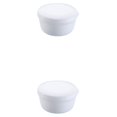thumbnail image 2 of VONKY Circular Seal Soap Box Practical And Easy To Clean Space-saving Soap Holder Box white 2Set, 2 of 6
