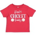thumbnail image 3 of Inktastic Dad's Cricket Buddy Boys or Girls Toddler T-Shirt, 3 of 5