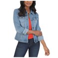 thumbnail image 1 of Vedolay Women's Tops Womens Oversized Fringe Jean Jacket Long Sleeve Denim Jackets,Blue L, 1 of 5