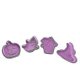 thumbnail image 4 of 4 Pieces/set Of Diy Baking Tools Silicone Biscuit Mold Fruit Mold Fudge Cake Mold, 4 of 4