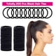 thumbnail image 1 of Fiudx Coleteros Negros, Coleteros Elásticos, Bandas Suaves para El Cabello, Accesorios para El Entrenamiento Diario, Artículos Esenciales para El Cabello de Mujer (Paquete de 200), 1 of 6