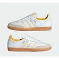 thumbnail image 2 of Adi-das Originals Men's Samba OG White Crew Yellow Sneakers ID1479, 2 of 6