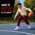 thumbnail image 5 of Lee Boys' Sweatpants - 4 Pack Basic Cozy Active Fleece Jogger Pants with Pockets (4-20), 5 of 5