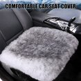 thumbnail image 2 of Soumake Luxury Thickened Plush Car Seat Cushion Non-Slip Design Moisture-Wicking Stain-Resistant Washable Seat Cover Protector, 2 of 8
