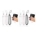 thumbnail image 1 of pitrice 3pcs Lanyard Cell Phone Anti-lost Safety Bling Rope Wristband Charm Supply Strap Lanyards Fashionable Short Type 2Set, 1 of 6