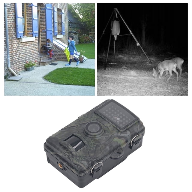 Hunting Camera, Infrared Night Vision Trail Camera Weatherproof HD 1080P for Wildlife Monitoring