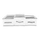 thumbnail image 3 of Clothes Organizer And Storage 3Pcs Grey Compartment Design Perfect For Wardrobe And Closet Storage Needs, 3 of 4