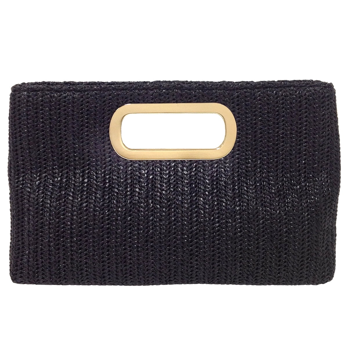 Top Handle Straw Clutch…