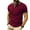 Wine-W9, variant on Homeyce Short Sleeve Polo Shirts for Men Collar Button Shirts Classic Casual Lightweight Polo Sweater Solid Color Short Sleeve Golf T Shirt,Red XL