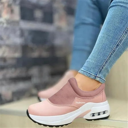 

Sneakers Flying Women s Thicksoled Breathable Knitted Fashion Shoes Single Sneakers Women s Sneakers