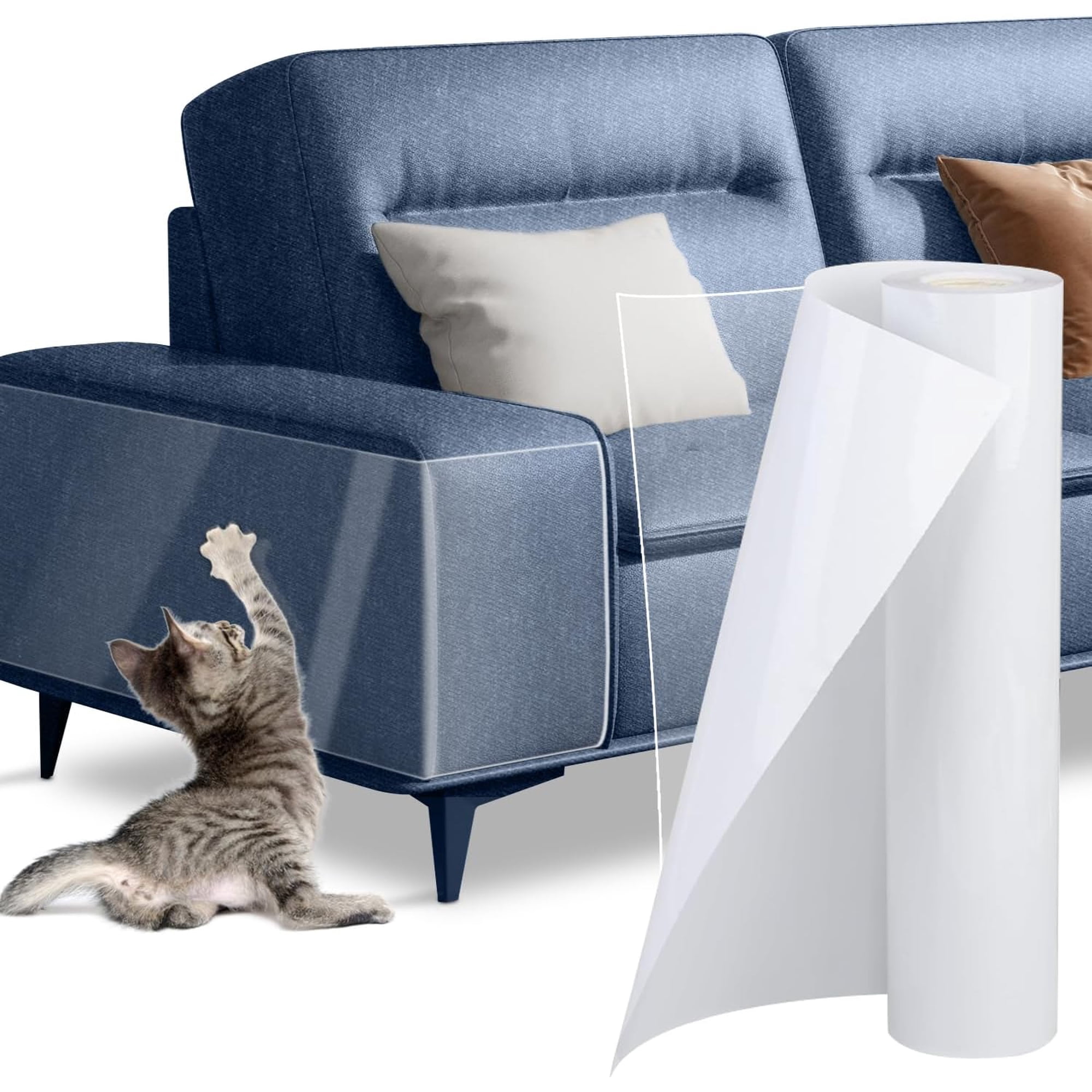 Cat Scratch Furniture Protector - Couch Protector from Cat Claws