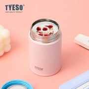 Tyeso Portable Breakfast Cup 316 Stainless Steel Thermal Insulated Food Jar Lunch Box Office Meals Vacuum Flasks Drinkware