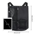 thumbnail image 4 of Swimming Equipment Mesh Bag Drawstring Swim Gym Pool Backpack Separated Waterproof Dry Compartments Bag Dry and Wet Bag as shown, 4 of 6