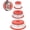 Candy Apple Red, variant on Tovolo Microwave Splatter Cover for Food, Small (Candy Apple Red) - Collapsible & Vented Silicone Splatter Guard Lid - Microwave Plate & Dish Cover with Handle - BPA-Free Kitchen Gadget for Meal Prep
