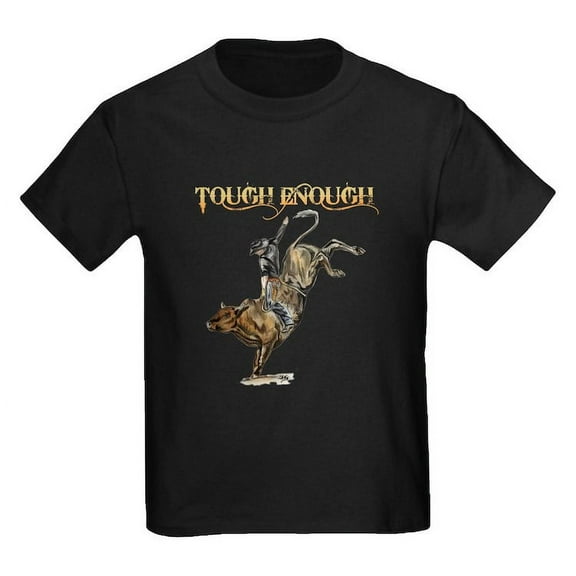 CafePress - Tough Enough T Shirt - Dark T-Shirt Kids XS-XL
