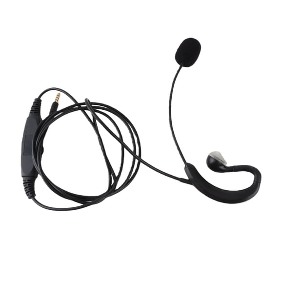 Orvunela Earhook Type 3.5mm Mobile Phone Headset with Built-in Microphone, Wired On-Ear Earphone 100-5600Hz for Tablets, Online Voice Chat and Gaming, Plug and Play
