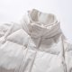 thumbnail image 4 of Puntoco Chaqueta De Algodón Cálida De Invierno De Dos Piezas De Color Sólido Con Cuello Alto Informal Para Hombre, 4 of 6