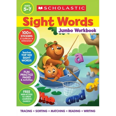 Scholastic Sight Words Jumbo Workbook (Paperback)