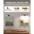 thumbnail image 4 of Picture Light EZVALO, recargable, 2400 mAh, con mando a distancia de 20 cm, color negro, 4 of 9