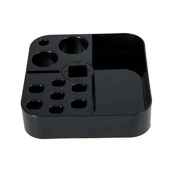 Caja de almacenamiento de herramientas para el cuidado de mascotas, organizador de cepillos, ahorro de espacio, resistente, multifunción, giratoria,