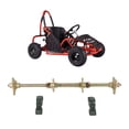 thumbnail image 1 of Kit De Eje Trasero De Bricolaje, Kit De Eje Trasero De 24 Pulgadas, Bridas, Soportes De Fijación, Antiimpacto De Alta Resistencia Para Triciclos De Deriva Para 50-150CC, 1 of 7