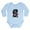 Sky Blue, variant on CafePress - Playful Newfie Pup Long Sleeve Infant Bodysuit - Long Sleeve Cotton Baby Bodysuit