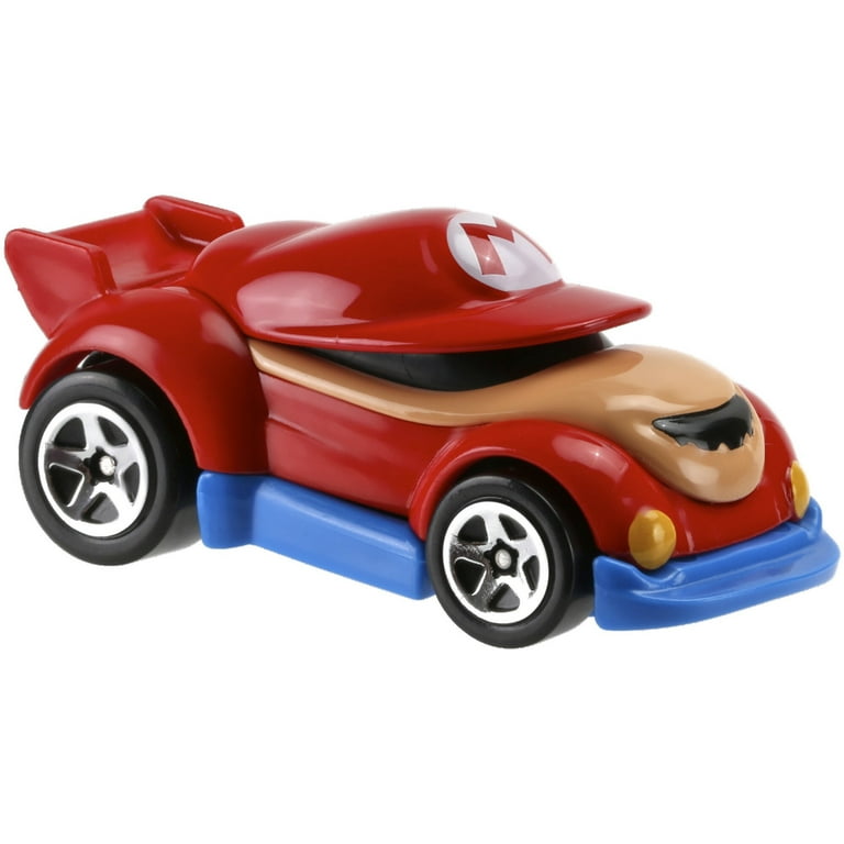 Hot Wheels, Mario Brothers Mario Kart Toy, Character Cars, 1:64