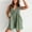 Green, variant on Daolelai Women's Casual Sleeveless Front Tie Denim Jumpsuit Overall Shorts Summer Denim Jumpsuit with Pockets