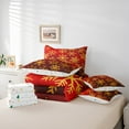 thumbnail image 6 of Manfei Gold Snowflake 7-Piece Bedding Comforter Set,Happy New Year King Bedding Sets,Merry Christmas Bed Sheets For Girl,Microfiber Bedroom Decor Reversible, 6 of 8