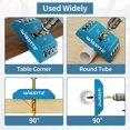 thumbnail image 2 of 30 45 90 Degree Angled Drill Guide Jig,Metal Drill Jig for Multi-Angle Drilling,For Cable Railing Lag Screw Kit, 2 of 7