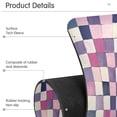 thumbnail image 4 of Yayeee Faucet Mat for Kitchen Sink 30" Diatomite Long Splash Guard Pad, Pink and Purple Plaid Pattern, 2 Pack, 4 of 7