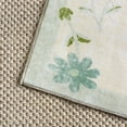 thumbnail image 4 of SAFAVIEH Martha Stewart Igor Floral Machine Washable Area Rug, Beige/Light Green, 8' x 10', 4 of 11