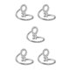 thumbnail image 1 of Anillo abierto Jumpingount de Cobre letras mayúsculas ajustable plata, 1 of 1