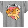 thumbnail image 3 of My Little Pony - Retro Heart Logo - Women's Short Sleeve Graphic T-Shirt, 3 of 5