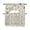 Beige, variant on Beige Wildflowers Swag Curtains for Kitchen Farmhouse Summer Botanical Valances for Windows Rod Pocket Small Window Treatment Short Topper for Cafe Bedroom Bathroom Living Room Decor 56x36 Inch