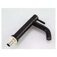 thumbnail image 5 of Grifo para lavabo de baño, grifo monomando de acero inoxidable Triomphe, elegante diseño retro, negro mate negro mate para baño, frío único, inodoro, 5 of 5