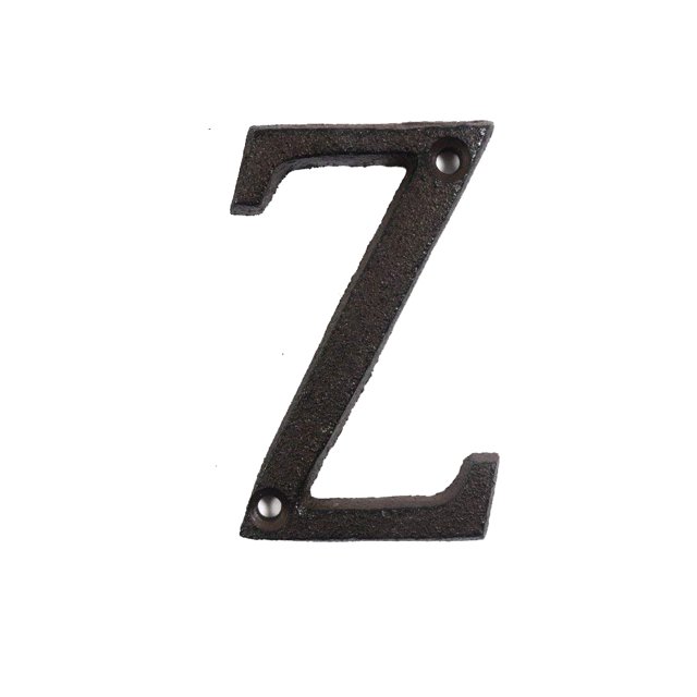 CAROOTU Metal Letters Numbers Cast Iron Decoration House Sign Doorplate DIY Cafe Wall