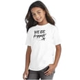 thumbnail image 3 of Funny We Be Trippin Airplane Travel Crewneck T Shirts Boy Girl Teen Brisco Brands M, 3 of 6