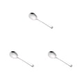 thumbnail image 4 of Yuarrent Cucharas de café y té de acero inoxidable con mango largo, cuchara para postre de arroz, utensilios de cocina, cubiertos, de comedor, Type1 NO1, 4 of 6