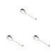 thumbnail image 2 of Cucharas de acero inoxidable Bewildely para café té sopa postre, 2 of 6