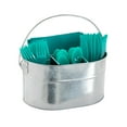 thumbnail image 2 of Galvanized Utensil Caddy, Party Supplies, Party, 1 Pieces, 2 of 3